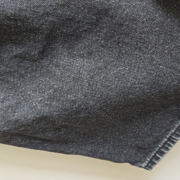 A-line, high-rise jeans short - Picture 2 of 3